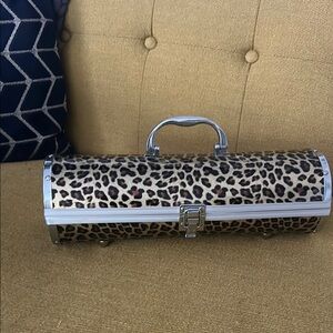 Leopard Print Wine Bag
